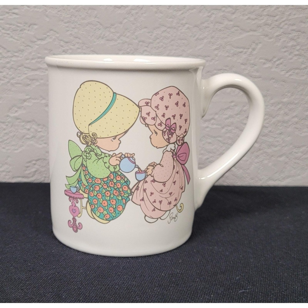 Enesco Precious Moments Mug Friendship Hits The Spot! (1995)